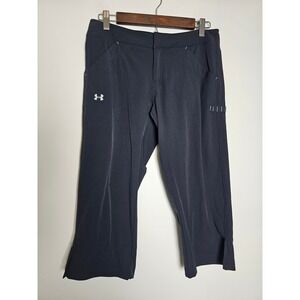 [Athletic] Under Armour Performance Capri Pants Women 6 Gray Hiking Stretch